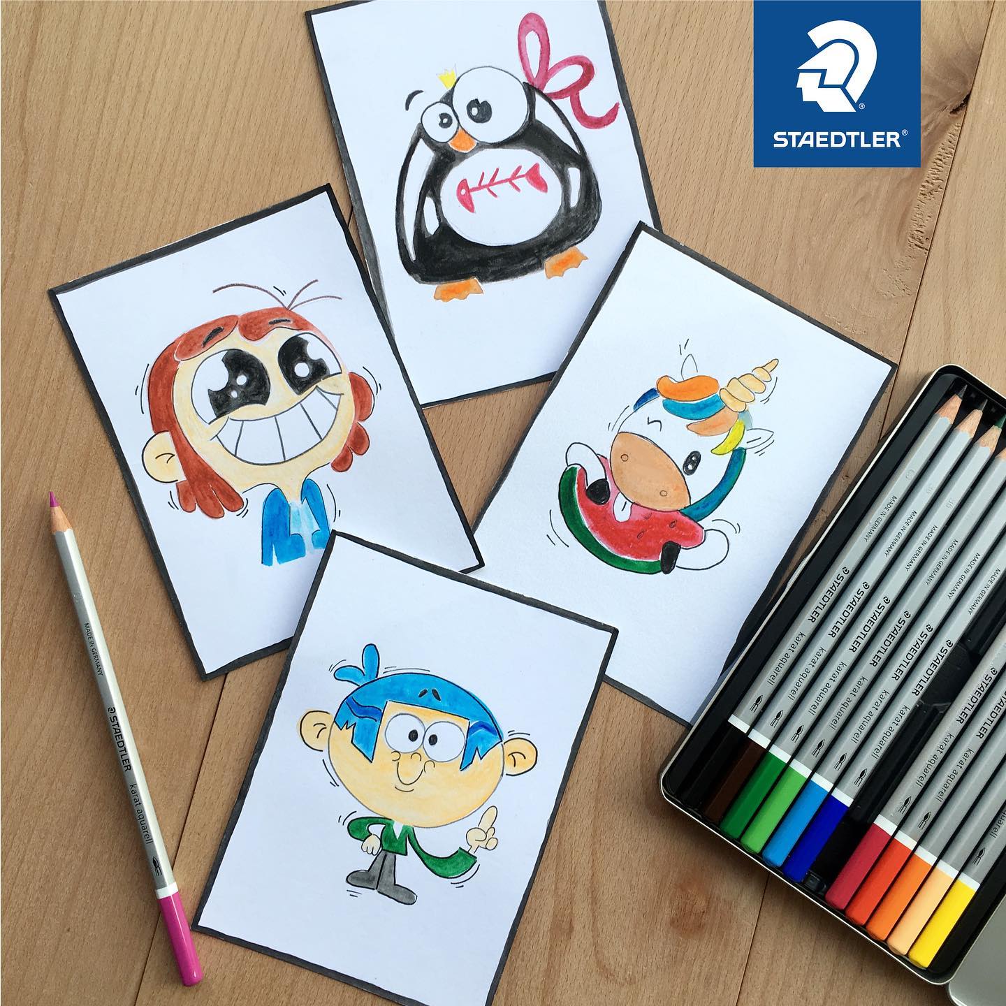 这么棒的施德楼水溶彩铅可别错过了！