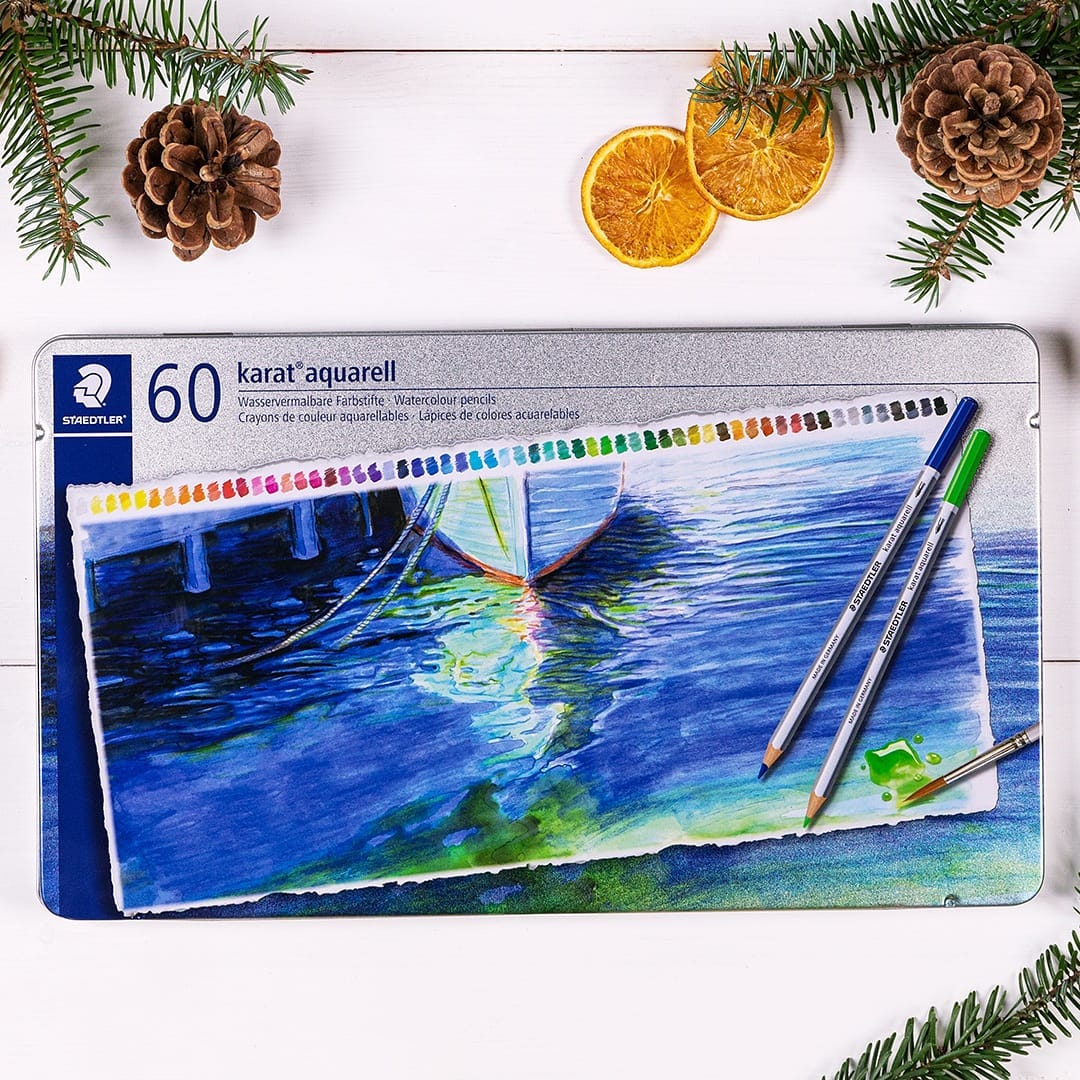 这么棒的施德楼水溶彩铅可别错过了！