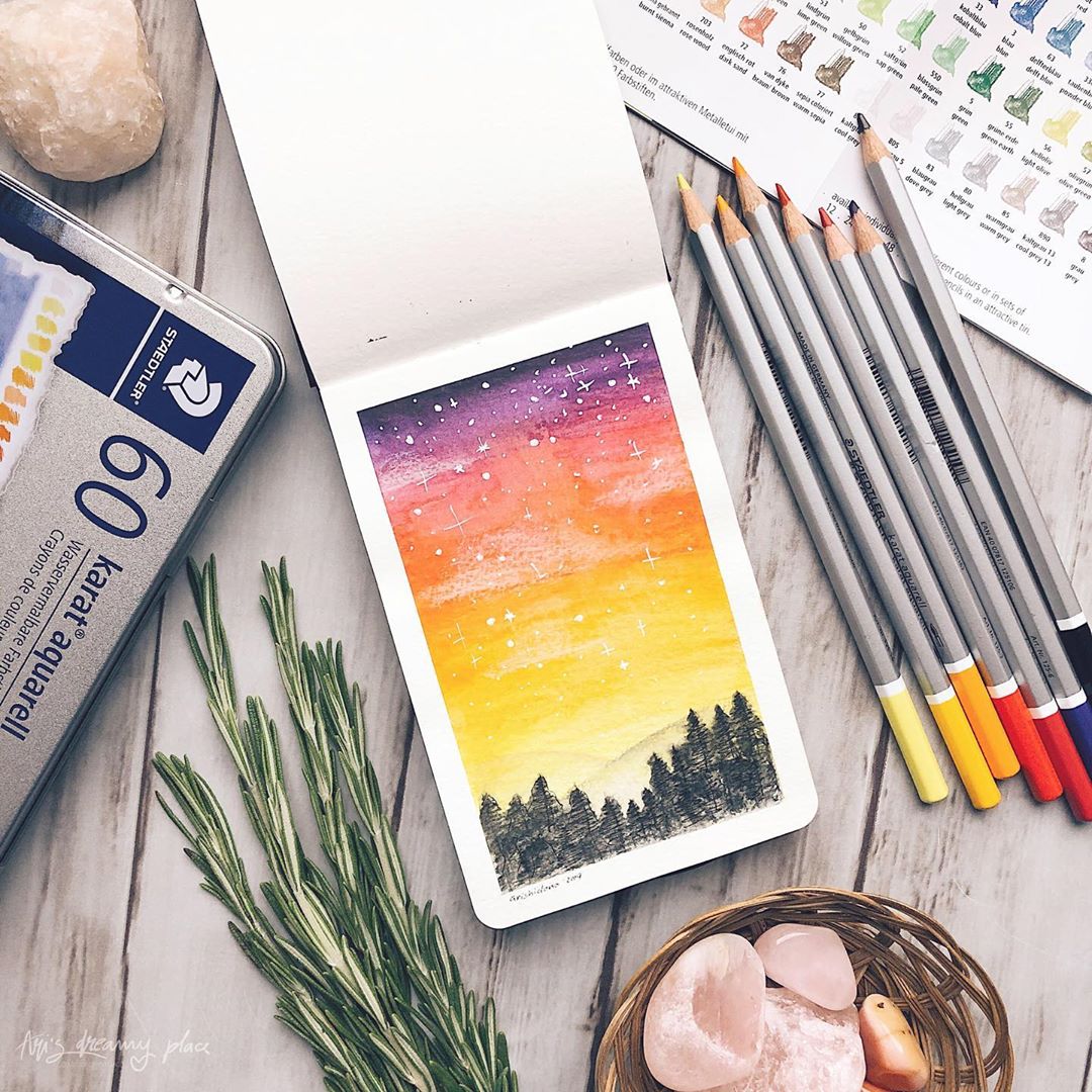 这么棒的施德楼水溶彩铅可别错过了！