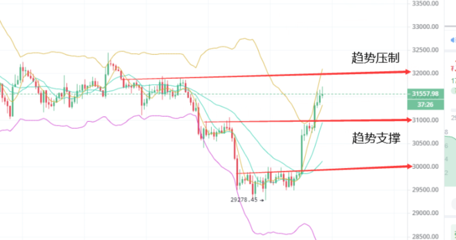 陈楚初：比特币重回31000上方 日内多头情绪回暖