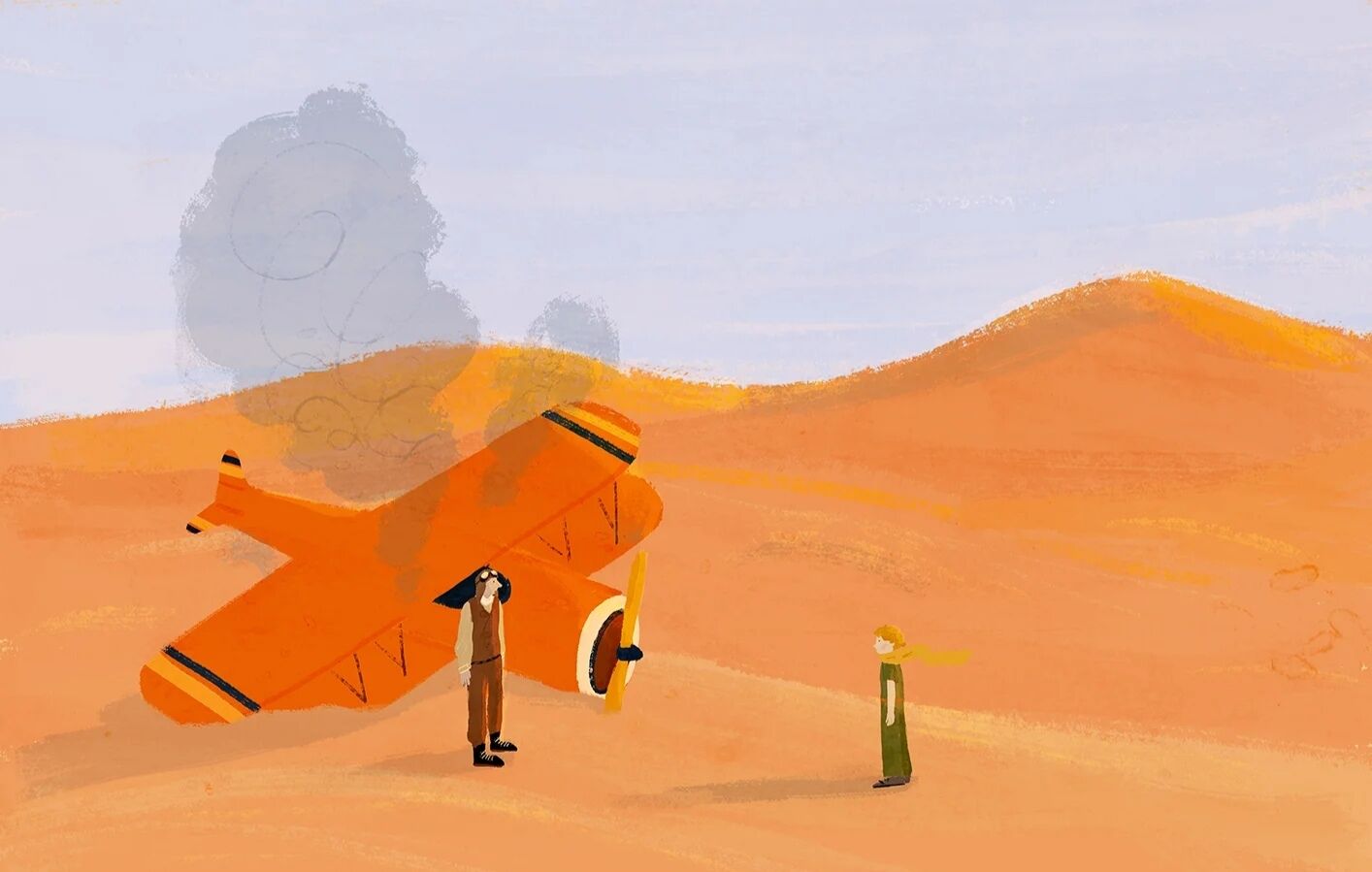 月夜沙漠|插画|插画习作|wandererr - 临摹作品 - 站酷 (ZCOOL)