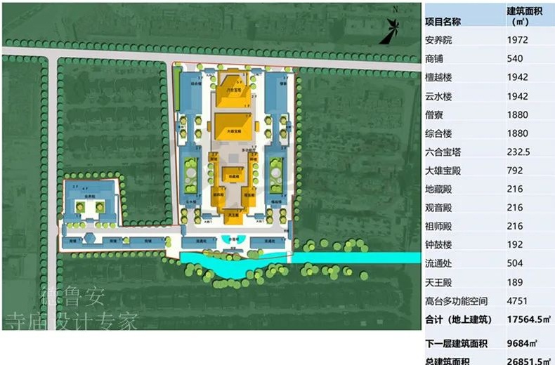 Master plan of Tangfeng dizang Bodhisattva Taoist center covering an area of 28 Mu(图12)