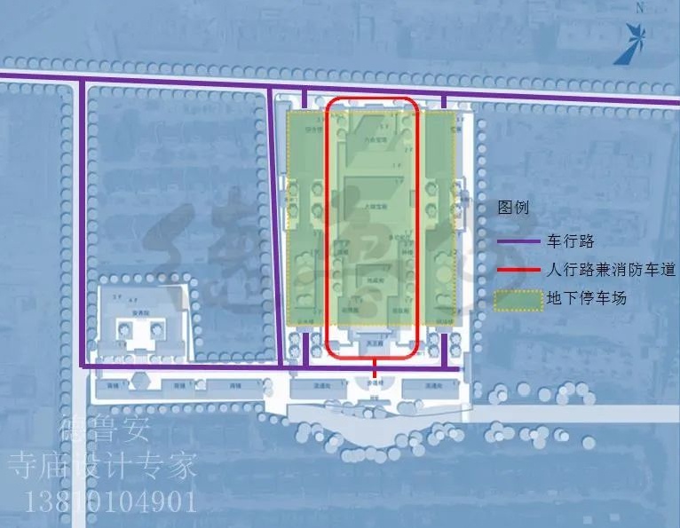 Master plan of Tangfeng dizang Bodhisattva Taoist center covering an area of 28 Mu(图17)