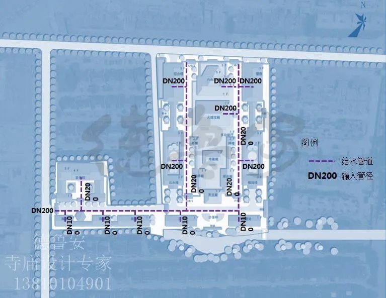 Master plan of Tangfeng dizang Bodhisattva Taoist center covering an area of 28 Mu(图19)