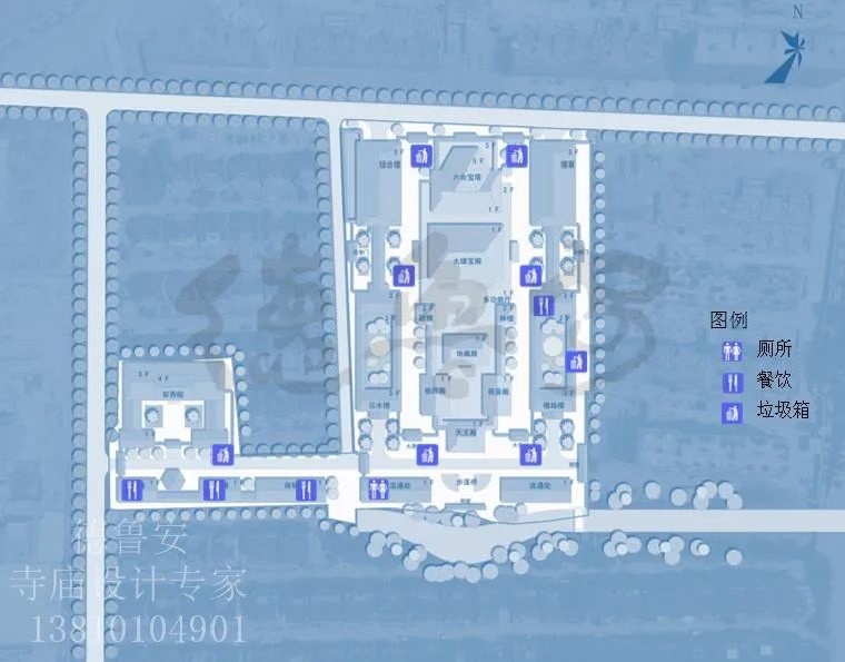 Master plan of Tangfeng dizang Bodhisattva Taoist center covering an area of 28 Mu(图21)