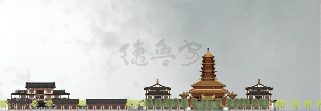 Master plan of Tangfeng dizang Bodhisattva Taoist center covering an area of 28 Mu(图24)