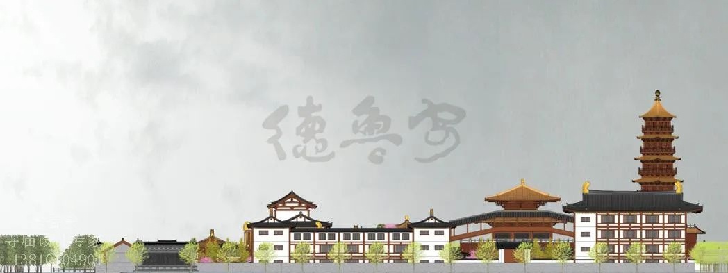 Master plan of Tangfeng dizang Bodhisattva Taoist center covering an area of 28 Mu(图25)