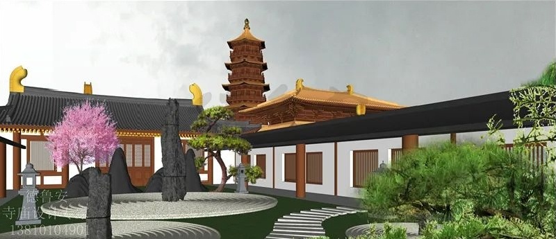 Master plan of Tangfeng dizang Bodhisattva Taoist center covering an area of 28 Mu(图41)