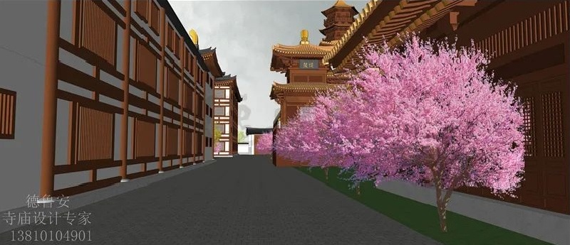 Master plan of Tangfeng dizang Bodhisattva Taoist center covering an area of 28 Mu(图39)
