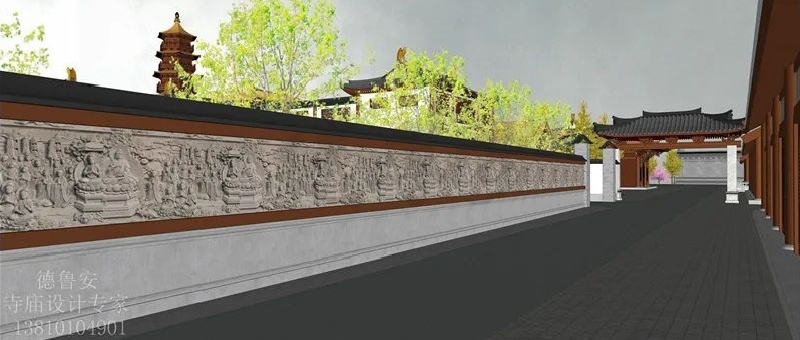 Master plan of Tangfeng dizang Bodhisattva Taoist center covering an area of 28 Mu(图36)