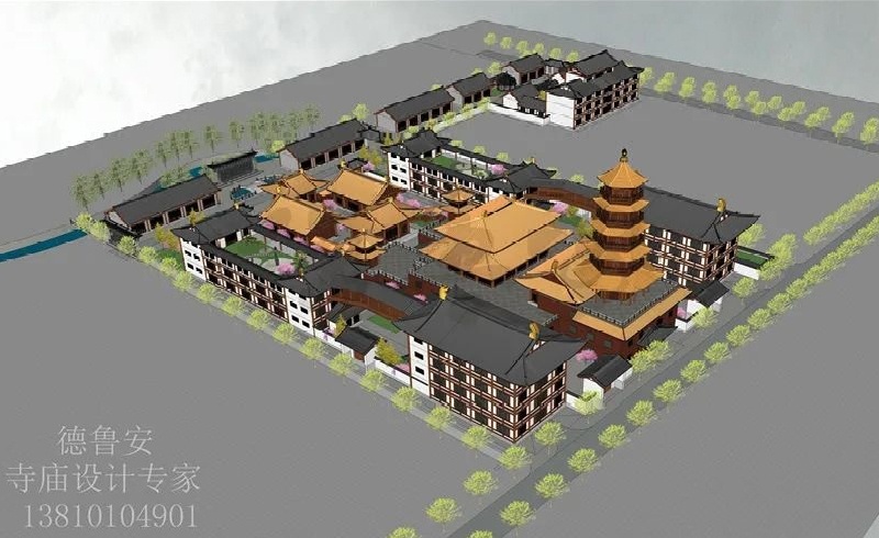 Master plan of Tangfeng dizang Bodhisattva Taoist center covering an area of 28 Mu(图31)
