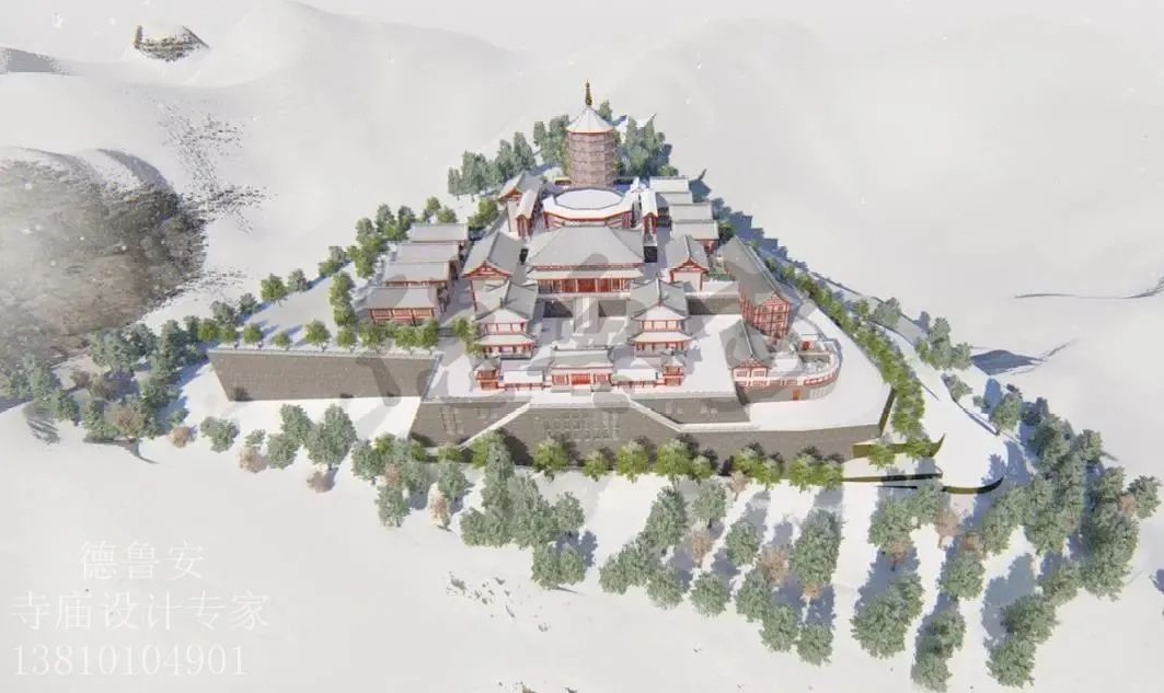 Master plan of Wanghai temple in Tangfeng Dongtai(图4)