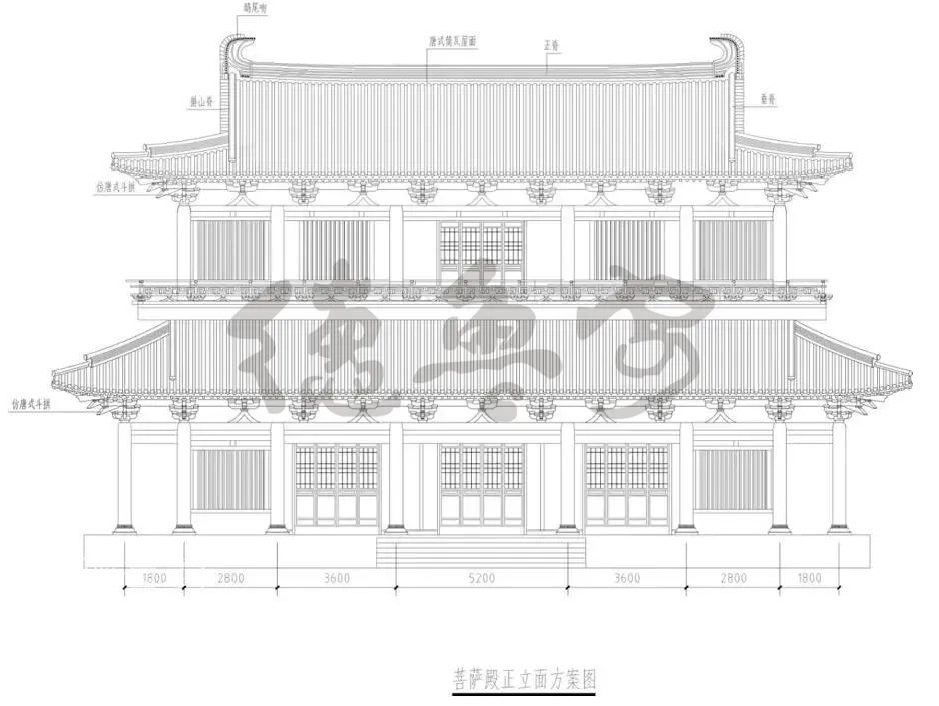 Master plan of Wanghai temple in Tangfeng Dongtai(图60)