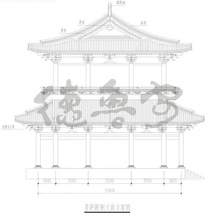 Master plan of Wanghai temple in Tangfeng Dongtai(图61)