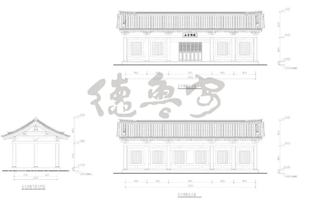 Master plan of Wanghai temple in Tangfeng Dongtai(图74)