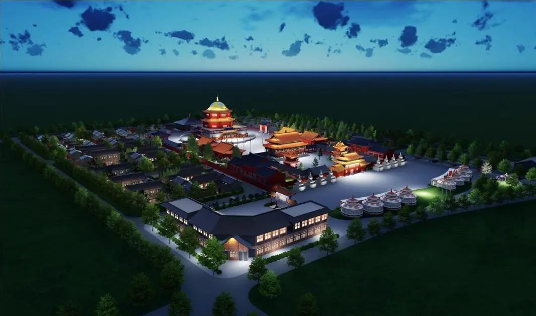 Master plan of Guangji temple in chenbalhu banner Hulunbuir0(图3)