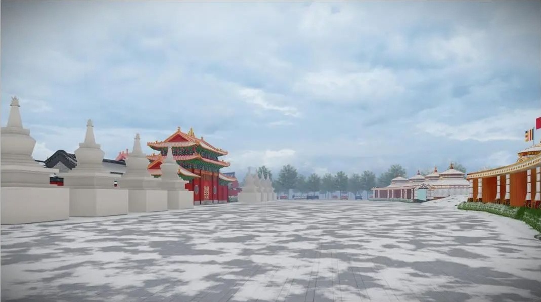 Master plan of Guangji temple in chenbalhu banner Hulunbuir(图39)