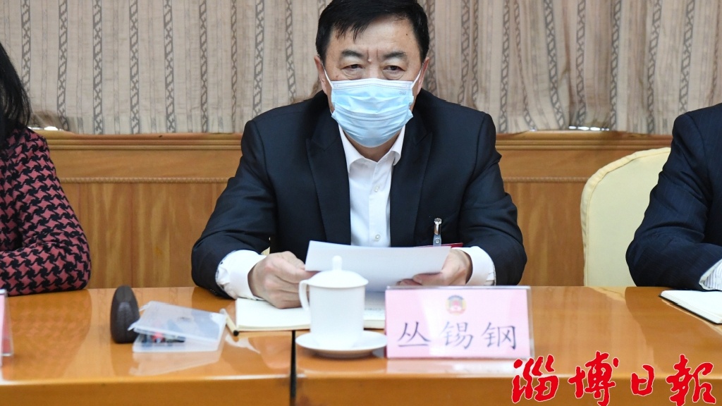 丛锡钢参加淄博市政协十二届五次会议教育界别讨论